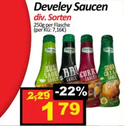 Wurstico Develey saucen Angebot