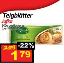 Wurstico Teigblätter Jufka Angebot