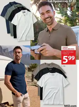 NKD Polo-Shirt oder T-Shirt Angebot