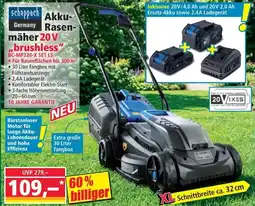 Norma Akku-Rasen- mäher 20 V brushless Angebot