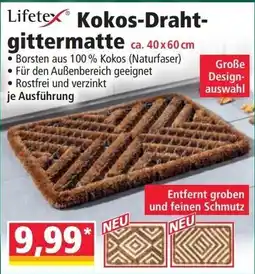 Norma Lifete Kokos-Draht- gittermatte Angebot