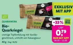 Denn's Biomarkt Bio Quarkriegel Angebot