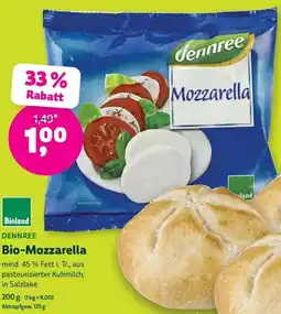 Denn's Biomarkt Bio-Mozzarella Angebot