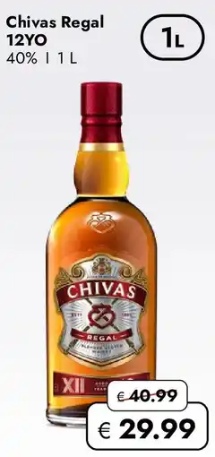 Travel FREE Chivas Regal 12YO 40% Angebot