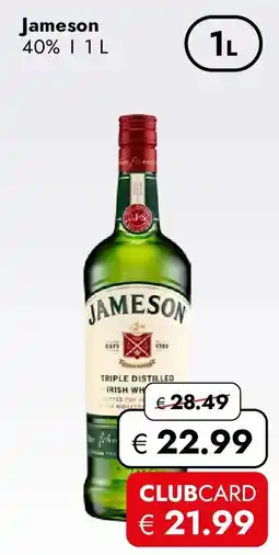 Travel FREE Jameson 40% Angebot