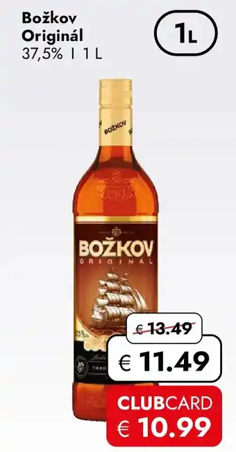Travel FREE Božkov Originál 37.5% Angebot