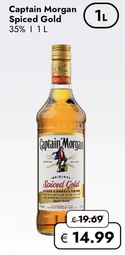 Travel FREE Captain Morgan Spiced Gold 35 % Angebot