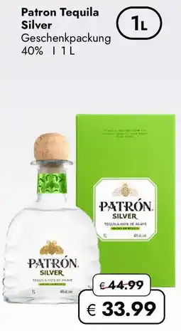 Travel FREE Patron Tequila Silver Angebot