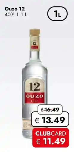 Travel FREE Ouzo 12 Angebot