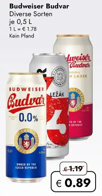 Travel FREE Budweiser Budvar Angebot