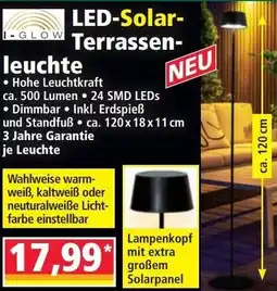Norma LED-Solar- Terrassen- leuchte Angebot