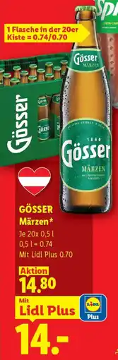 Lidl Gösser Märzen Angebot