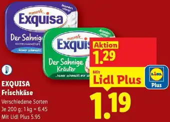 Lidl Exquisa Frischkäse Angebot