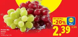 Lidl Trauben Mix kernlos Angebot
