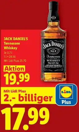 Lidl Jack Daniel's Tennessee Whiskey Angebot