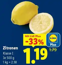 Lidl Zitronen Angebot