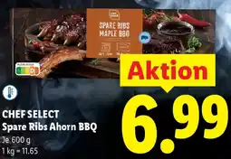 Lidl Chef Select Spare Ribs Ahorn BBQ Angebot