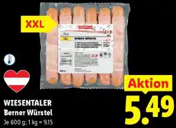 Lidl Wiesentaler berner würstel Angebot