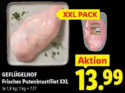 Lidl Geflügelhof frisches putenbrustfilet xxl Angebot