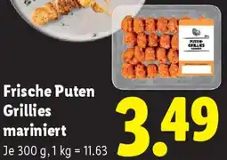 Lidl Frische puten grillies mariniert Angebot