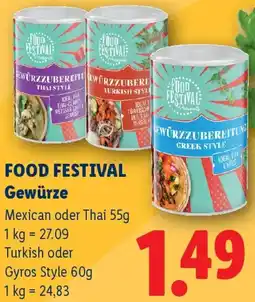 Lidl Food festival gewürze Angebot