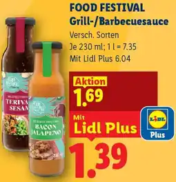 Lidl Food festival grill-/barbecuesauce Angebot