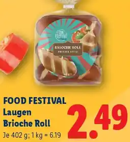 Lidl Food Festival Laugen Brioche Roll Angebot