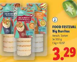 Lidl Food Festival Big Burritos Angebot