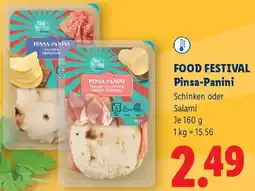 Lidl Food Festival Pinsa-Panini Angebot