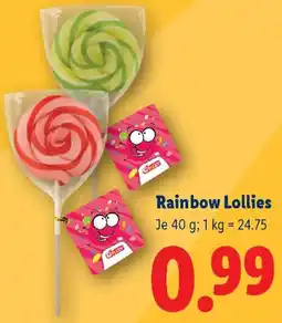 Lidl Rainbow Lollies Angebot