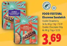 Lidl Food Festival Eiscreme Sandwich Angebot