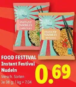 Lidl Food festival instant festival nudeln Angebot