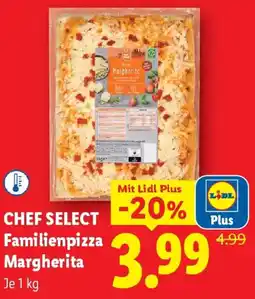 Lidl Chef Select Familienpizza Margherita Angebot