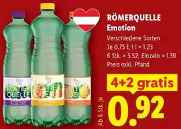Lidl Römerquelle Emotion Angebot