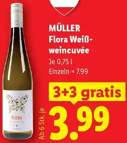 Lidl Müller flora weiß- weincuvée Angebot