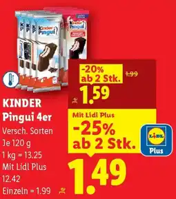Lidl Ferrero Kinder-Pingui Angebot