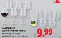 Lidl SilverCrest Gläser-Sortiment Angebot