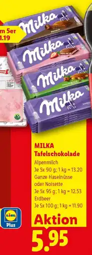 Lidl Milka Tafelschokolade Angebot