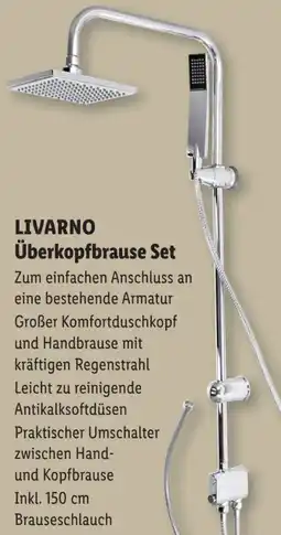 Lidl Livarno Home Überkopfbrause-Set Angebot