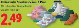 Lidl Kleinkinder Sneakersocken Angebot