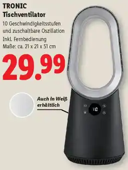 Lidl Tronic Tischventilator Angebot