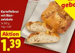 Lidl Kartoffelbrot mit Röst- zwiebeln Angebot