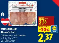 Lidl Wiesentaler Almaufschnitt Angebot