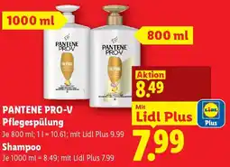 Lidl Pantene Pro-V Pflegespülung, shampoo Angebot