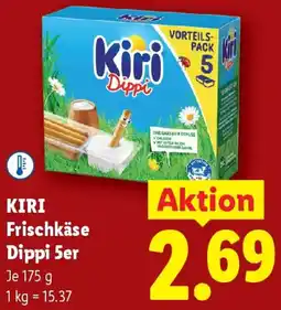 Lidl Kiri frischkäse dippi 5er Angebot
