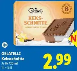 Lidl Gelatelli Keksschnitte Angebot