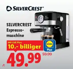 Lidl Silvercrest Espresso- maschine Angebot