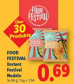 Lidl Food festival instant festival nudeln Angebot