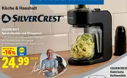 Lidl Silvercrest Spiralschneider und Zitruspresse Angebot