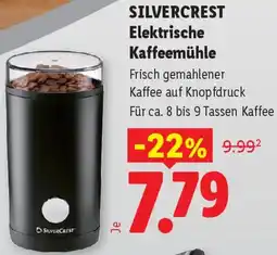 Lidl Silvercrest elektrische kaffeemühle Angebot